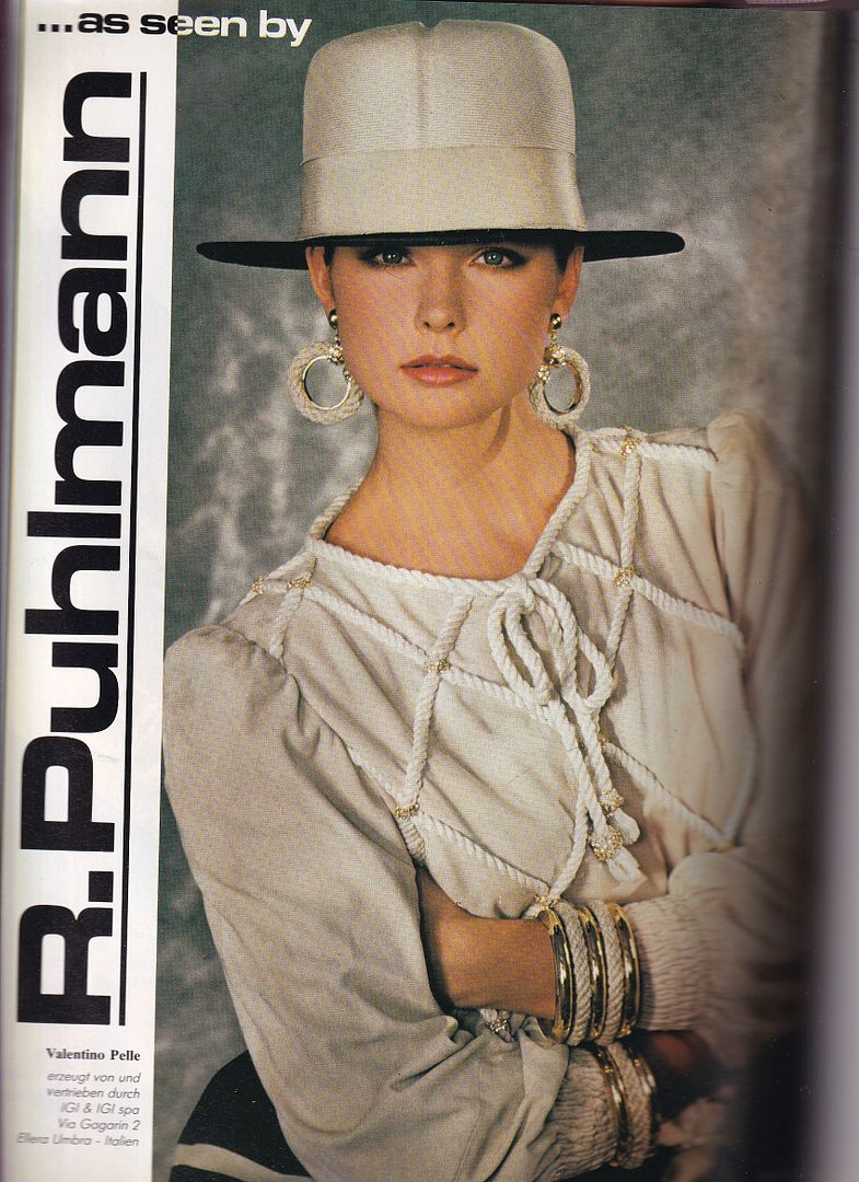 VOGUE GERMANY 1983 RENEE SIMONSEN JERRY HALL BETTE PRADO FASHION