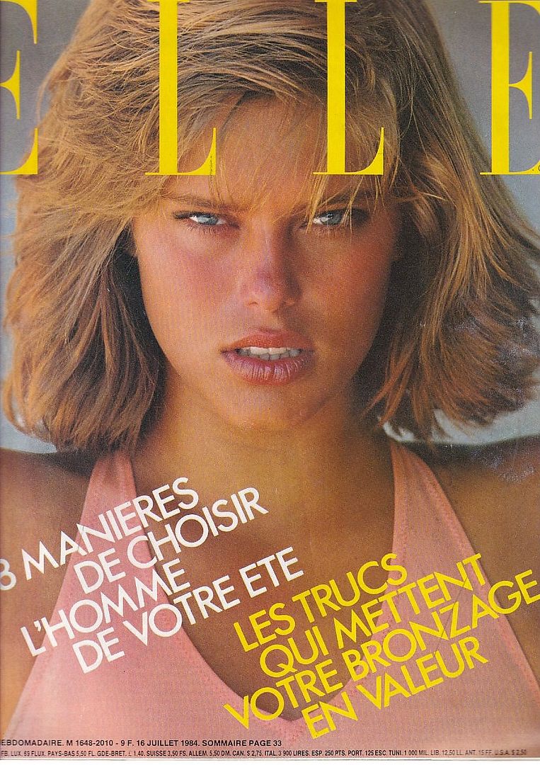 VINTAGE ELLE FRANCE 1984 RENEE SIMONSEN ASHLEY RICHARDSON