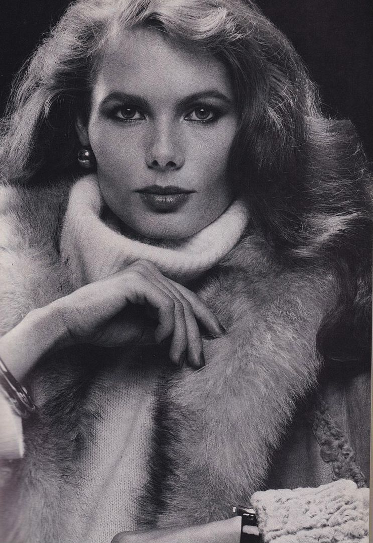 女性情報誌 vintage an.an no.39 VOGUE GERMANY 1980 KAREN HOWARD JANICE DICKINSON FURS LISA