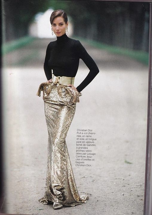 VOGUE PARIS 1991 HEATHER CHRISTY TURLINGTON YASMEEN GHAURI