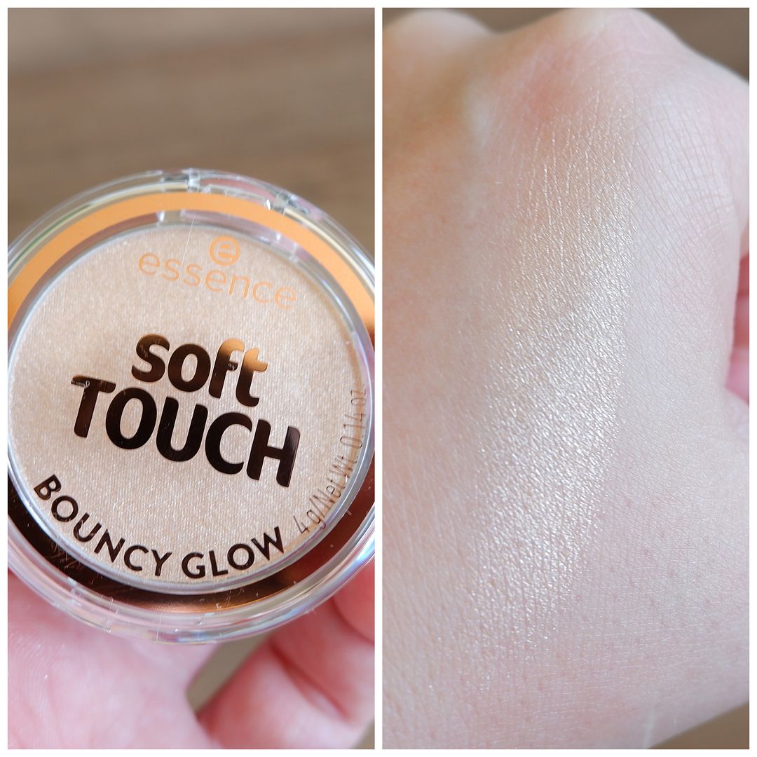 essence soft touch review swatch bronzer 10 whipped buttercup blush 40 roses in berry highlight 10 soft glaze fair skin drugstore makeup look application