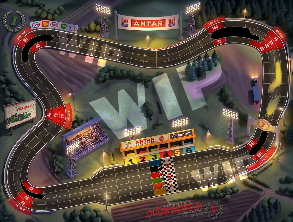 Waddington's Circuits - Historical print edition variations | Formula 1