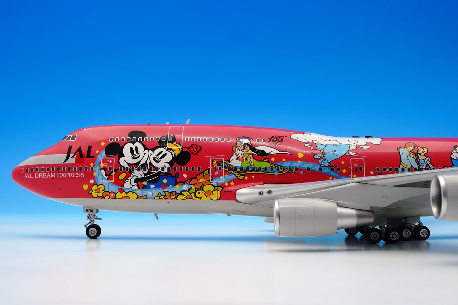 1/400 JAL DreamExpress Sweet ディズニー SQ Wings B747-400D JAL JA8904 Disney 