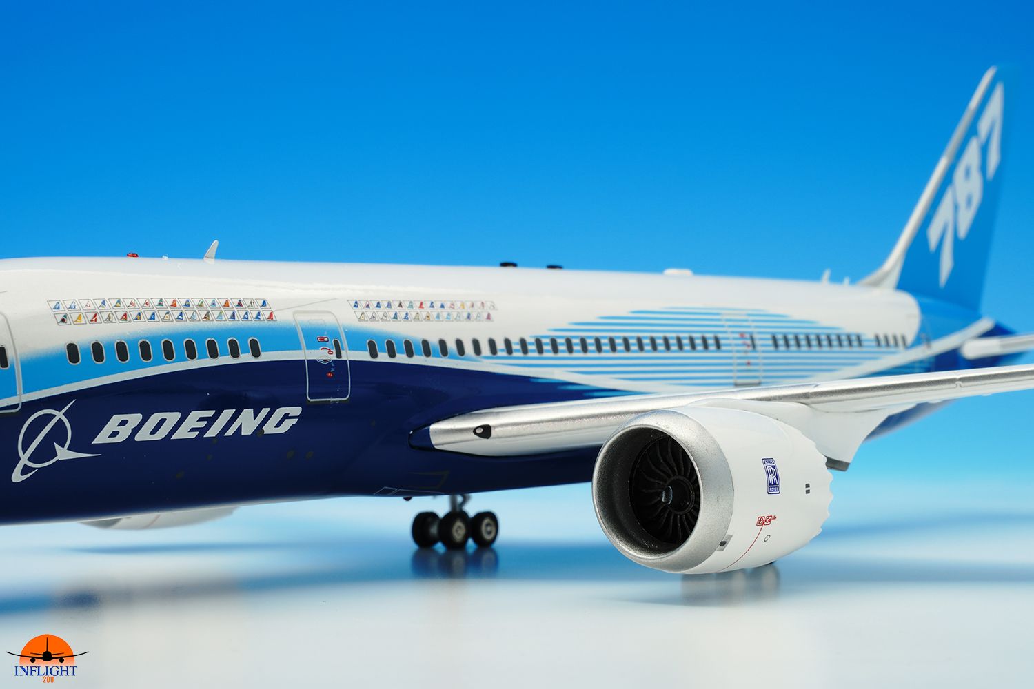 Phoenix　787 N787BA 1:200 SQ Wings B787-8 N787BA, First Dreamliner, L2075 - DA.C