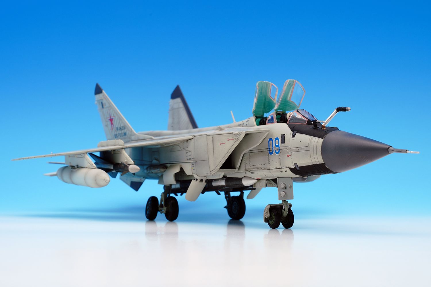 Calibre Wings MiG-31DZ Foxhound-B Blue 09 CA723101 - DA.C