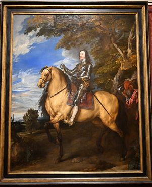 van Dyck - Equatrian portarit of Charles I, 1638