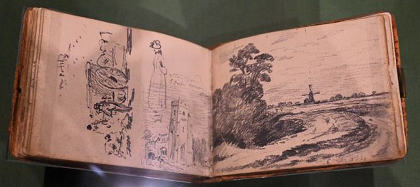 Constable - Sketchbook, 1814