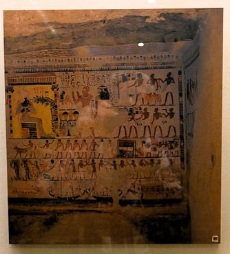 Inside the tomb of Pairy, 3,400 years old, Thebes