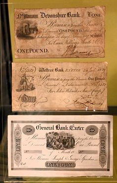 Exeter Bank Notes, 1809 - 1822