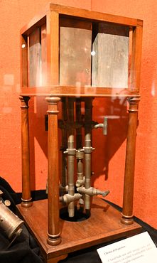 Hand-built unit for storage and dispensing chemicals, 1860