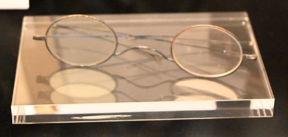 Eyeglasses worn by William Fox Talbot, 1845