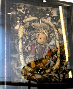 Wax Effigy of a young girl, i68os, Spanish