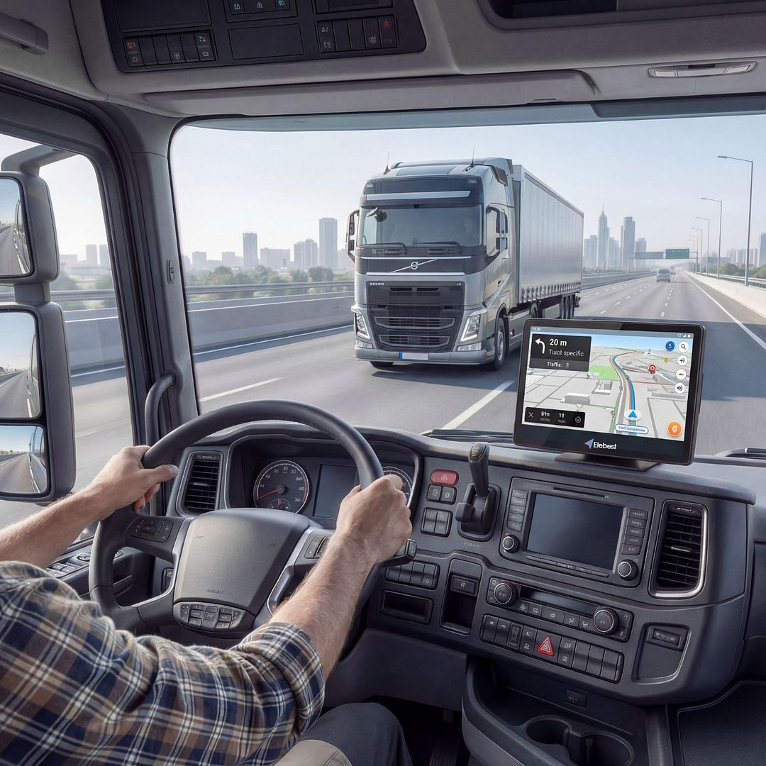 Elebest 90 Truck LKW-Navi Ansicht – Profi LKW Navigationssystem