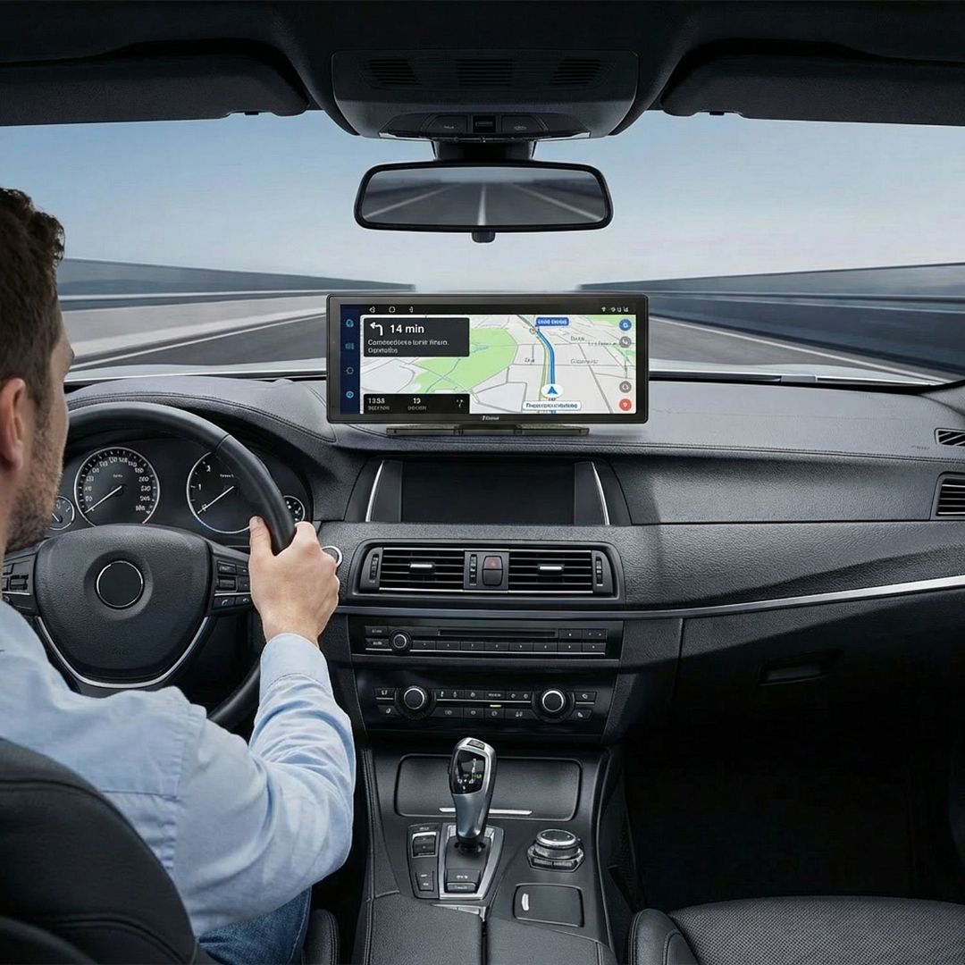 Elebest CarPlay 1026 Display im Fahrzeug