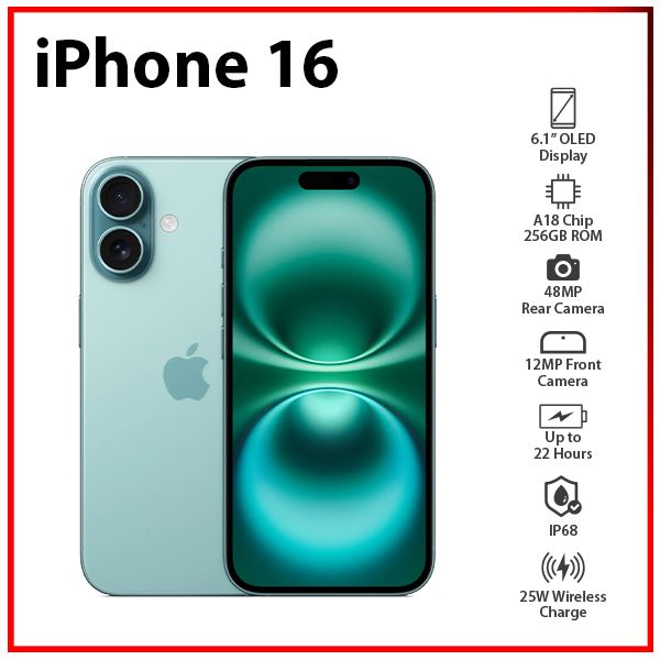 iPhone - alanlin Apple iPhone 16 256GB Apple Intelligence Ultramarine