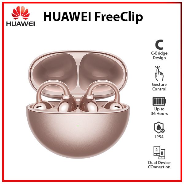 Huawei FreeClip GOLD HD Call Touch Control Clip-on Open Ear Huawei FreeClip GOLD HD Call Touch Control Clip-on Open Ear