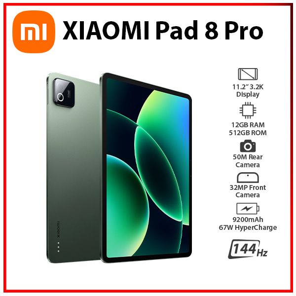 Xiaomi Pad 8 Pro Wi-Fi 12GB+512GB GREEN Octa Core Global Ver