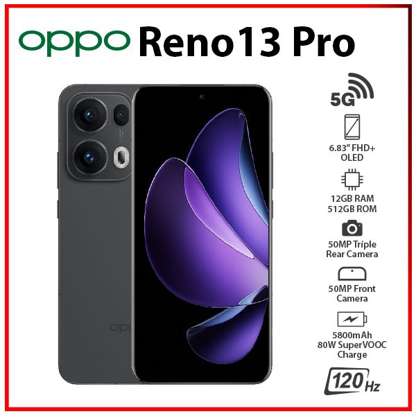 OPPO Reno13 A 128GB　「Snapdragon 6 Gen 1」 Two Oppo Reno13 F models announced, one 4G (Helio G100) and