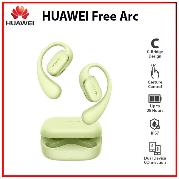HUAWEI Freearc グリーン Huawei FreeArc GREEN TWS Wireless Bluetooth Dual Device
