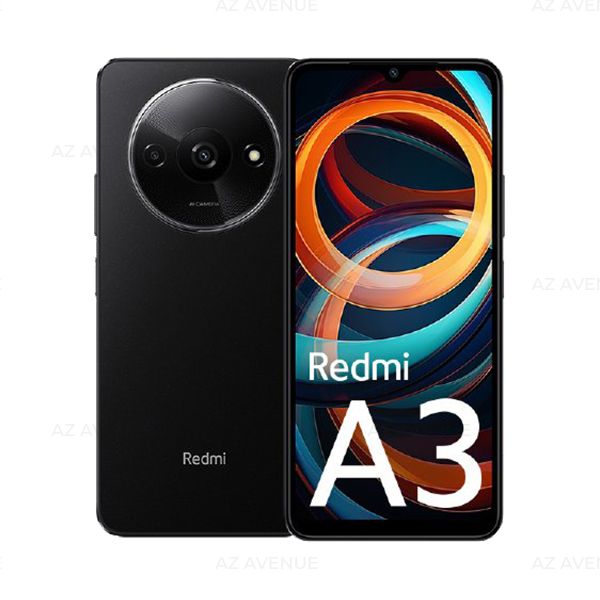 New&Unlocked) Xiaomi Redmi A3 3GB+64GB BLACK Dual SIM
