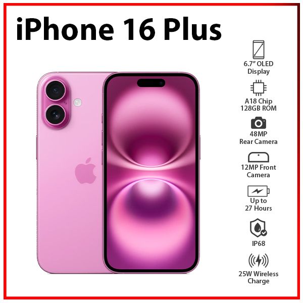 Apple iPhone 16 本体 ピンク デュアルsim 海外版 iPhone 16 Plus 512GB ピンクを購入 - Apple（日本）