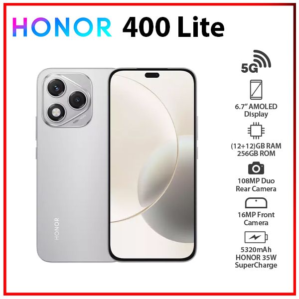 HONOR 400 Lite 5G＋etc HONOR 400 Lite 5G＋etc Honor 400 Lite 5G Global Version | 12GB RAM
