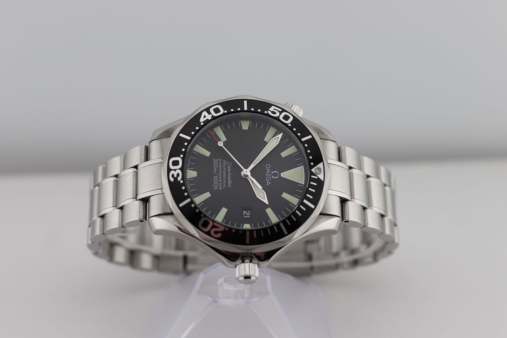 Omega Seamaster Pro 300M SMP 2054.50 2254.50 Black Wave Dial "Peter Blake" Sword Hands 41mm Automatic - Full Set & Recent Omega Service!  #3631