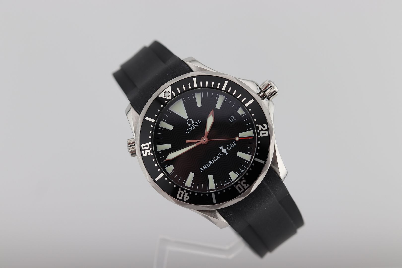 Omega Seamaster Pro 300M SMP 2533.50 "Peter Blake" 2254.50 Black Wave Dial Sword Hands Full Size 41mm Auto - Fresh Service!  #3651