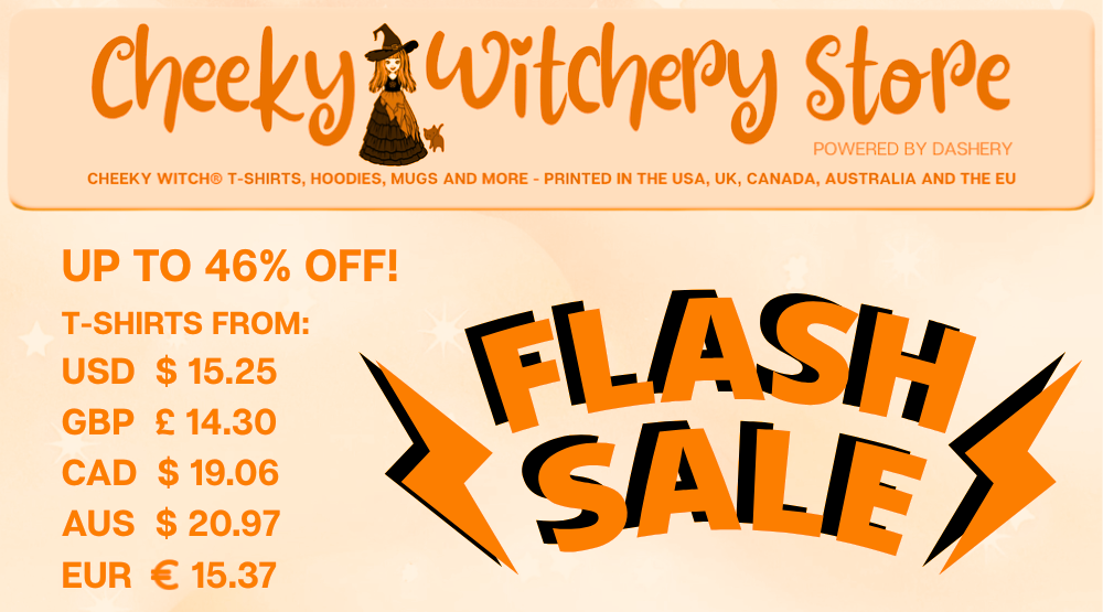 Flash Sale Cheeky Witch® Merch Store powered by Dashery T-Shirts
