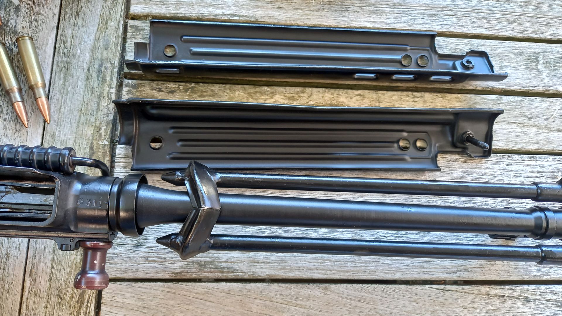 5 original FN G1's, all different, all full auto and 3 from the MECAR ...