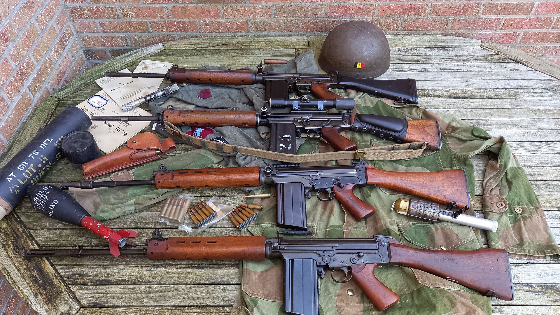 The MECAR reference collection FN FAL M1 serial# 