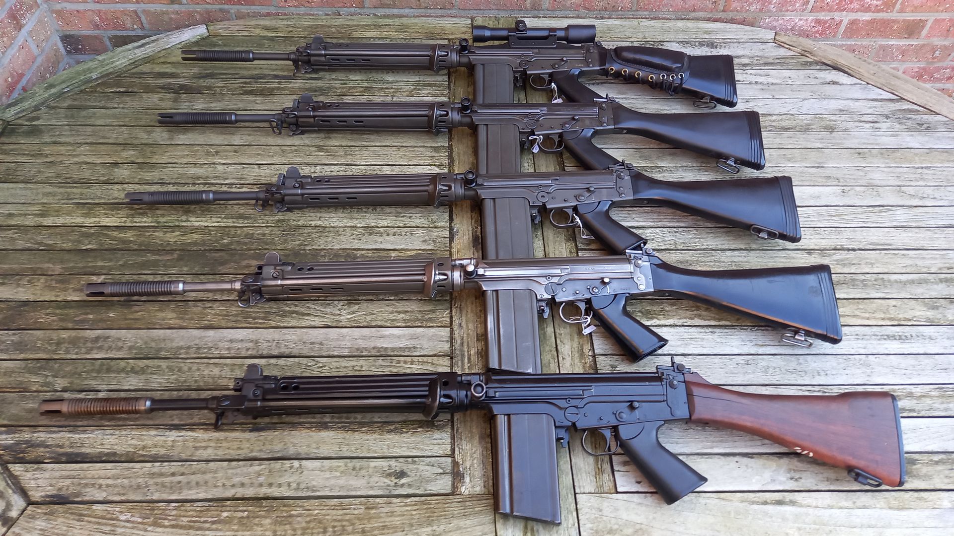 Achtung! FN FAL STG58 MECAR contract trial version. Serial G344 for ...
