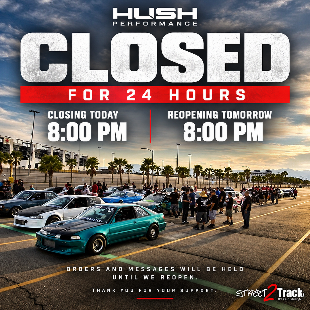 Hush Performance Closed for 24 Hours