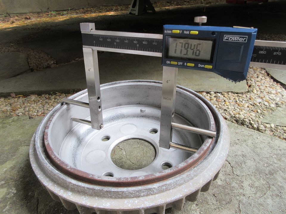 230Rear brake drums 179.3mm new 181mm maximum