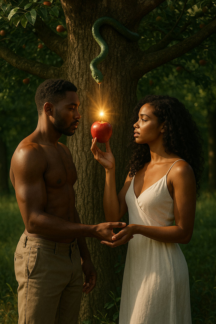 Adam and Eve at the tree: an image about human choice, not divine judgment