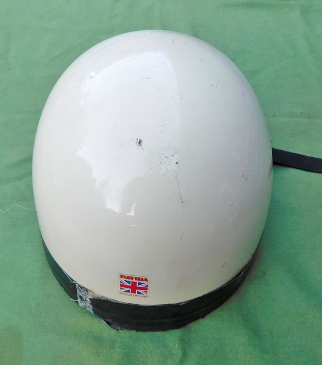 Davida ヘルメット　ビンテージ VINTAGE DAVIDA CLASSIC MOTORCYCLE SCOOTER CRASH HELMET CAFE