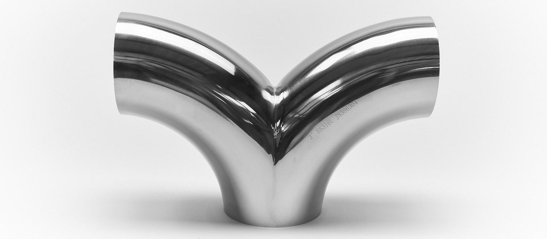 3 inch 316 Stainless Steel Seagull Tee Fitting for Exhaust, Motorsport, and Fabrication Applications