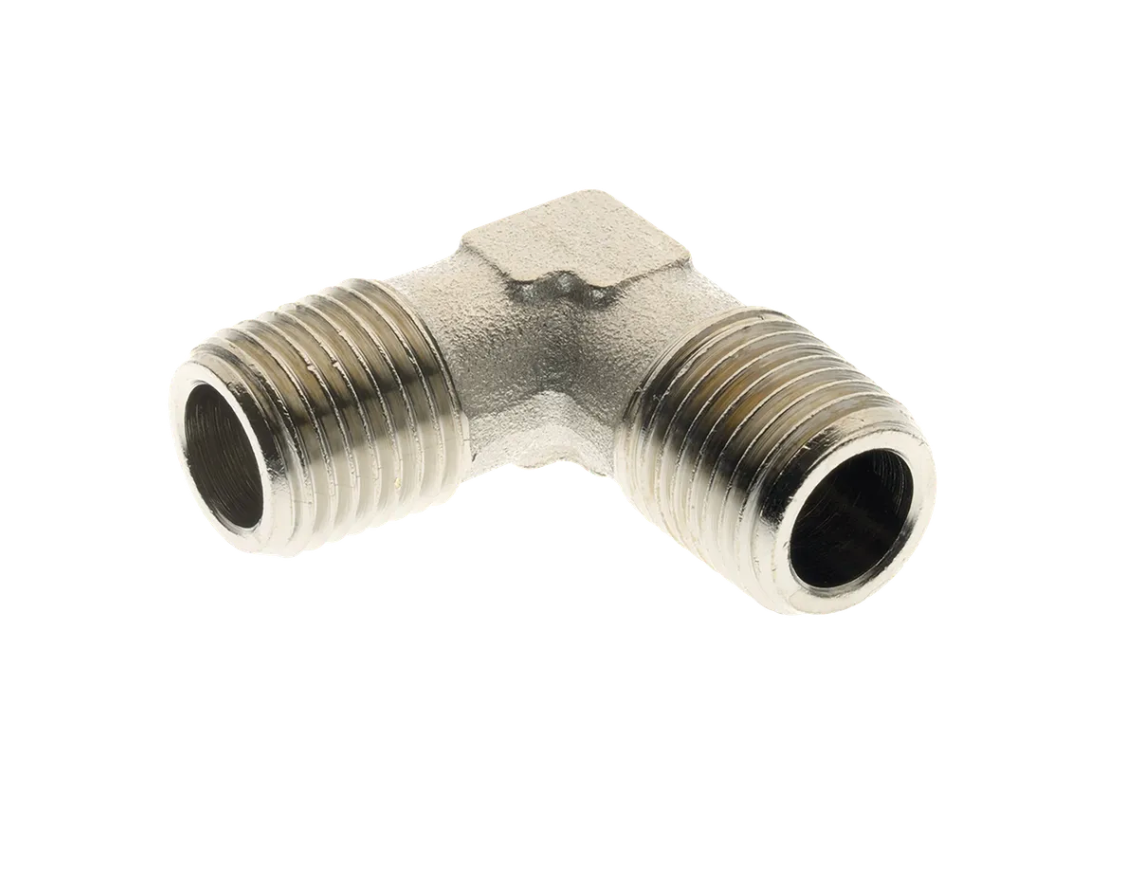 Brass Nickel Plated Equal Elbow Adaptor