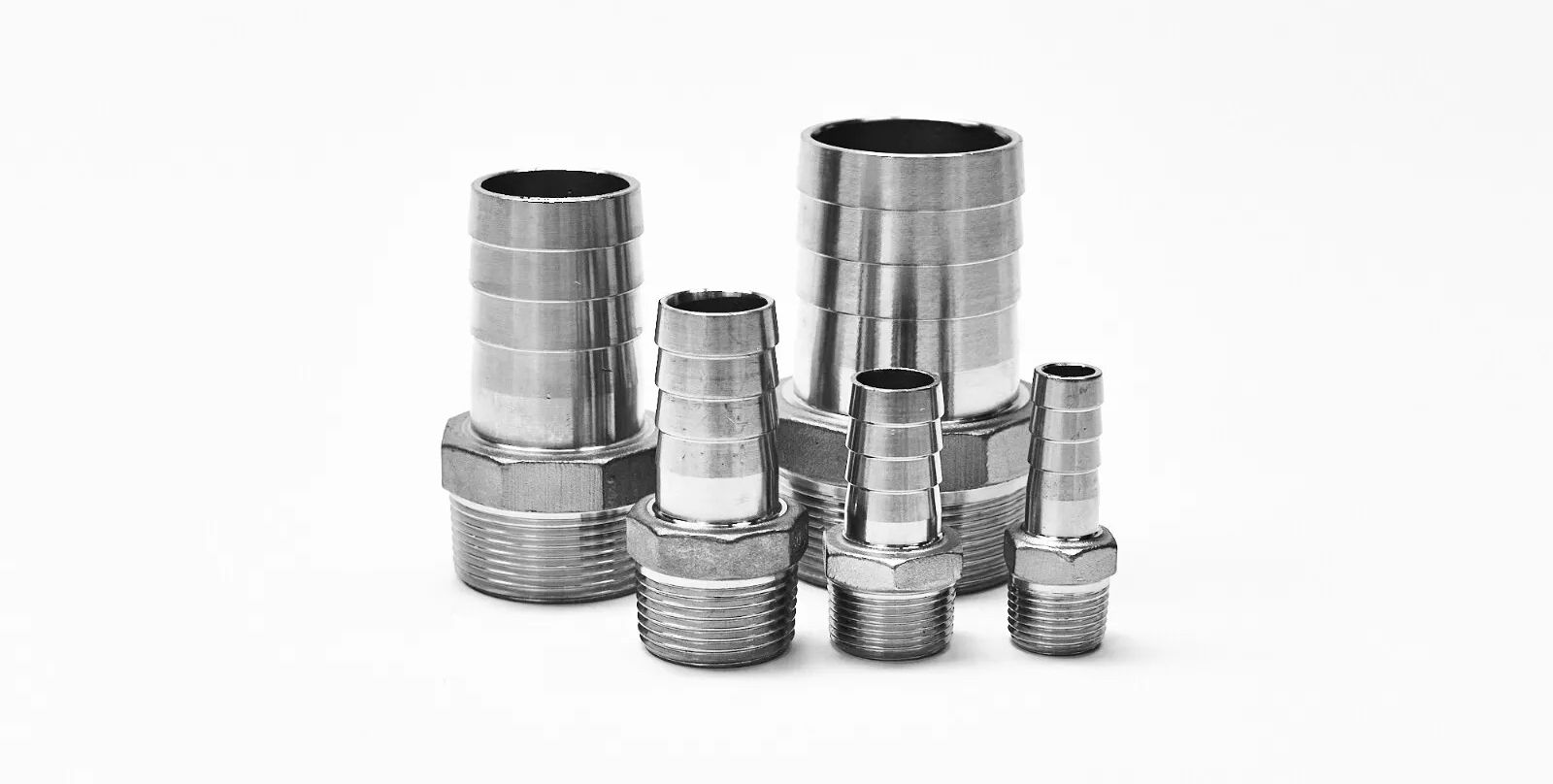 BSPT Hosetail 316 Stainless Steel Hose Fitting