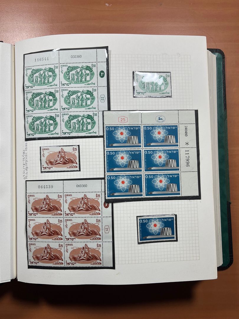 00285 Israel Plaatnummer Blokken - 19