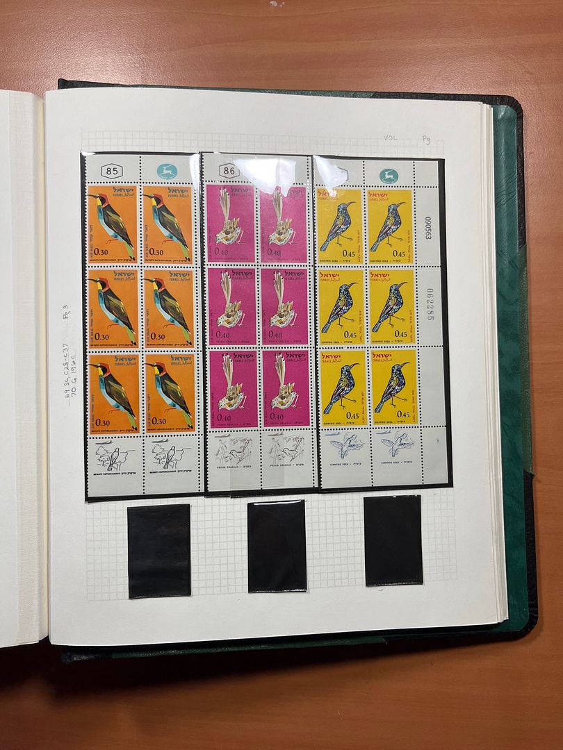00285 Israel Plaatnummer Blokken - 44