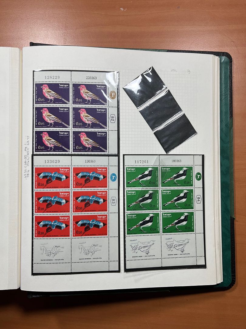 00285 Israel Plaatnummer Blokken - 42