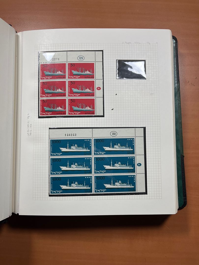 00285 Israel Plaatnummer Blokken - 3
