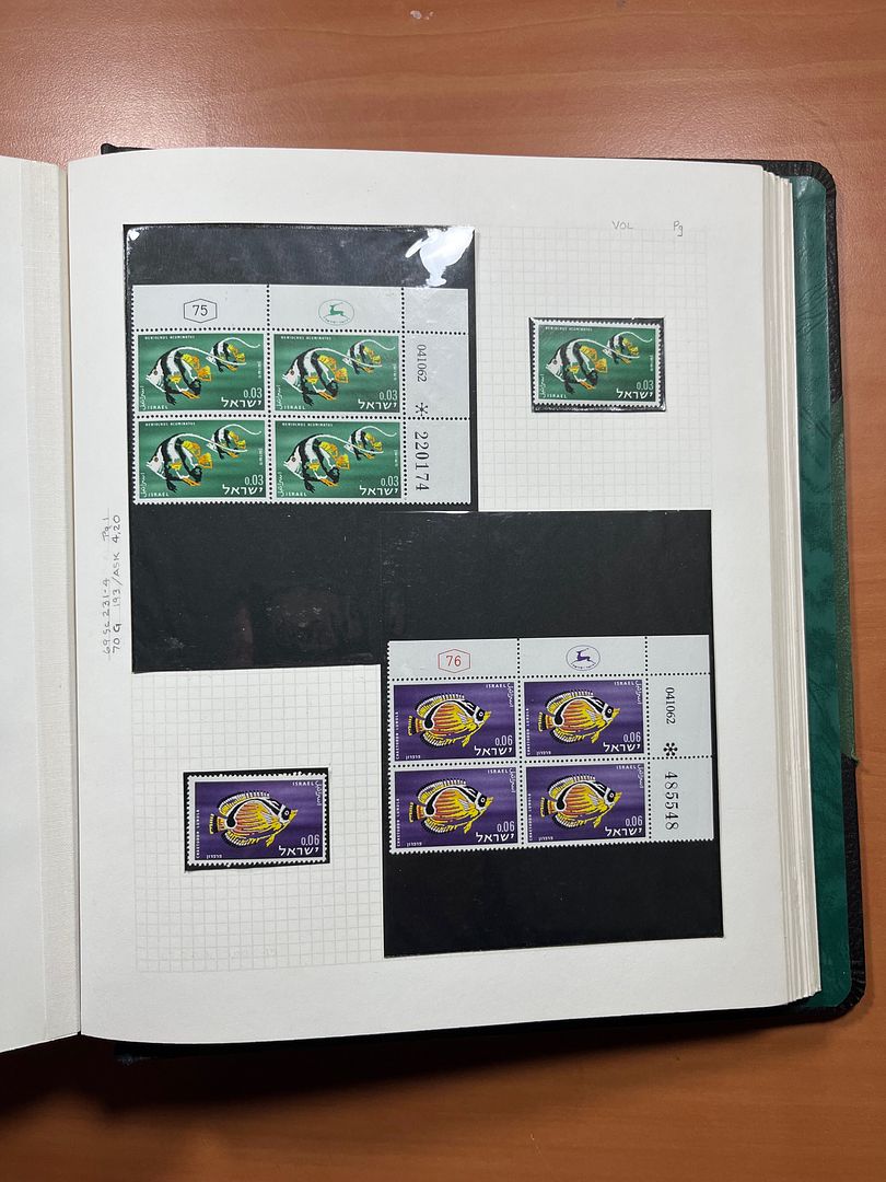 00285 Israel Plaatnummer Blokken - 39