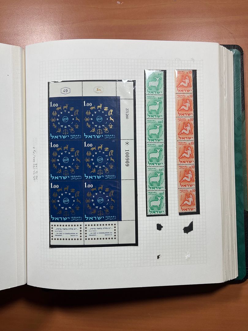 00285 Israel Plaatnummer Blokken - 26