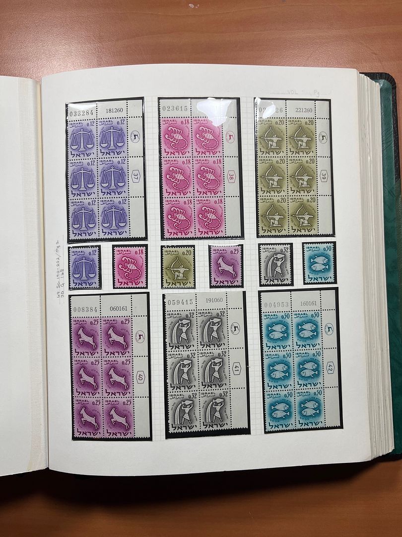 00285 Israel Plaatnummer Blokken - 25