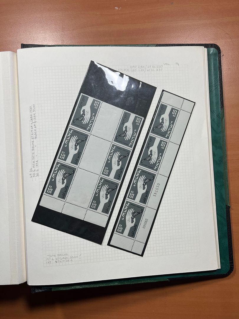 00285 Israel Plaatnummer Blokken - 47