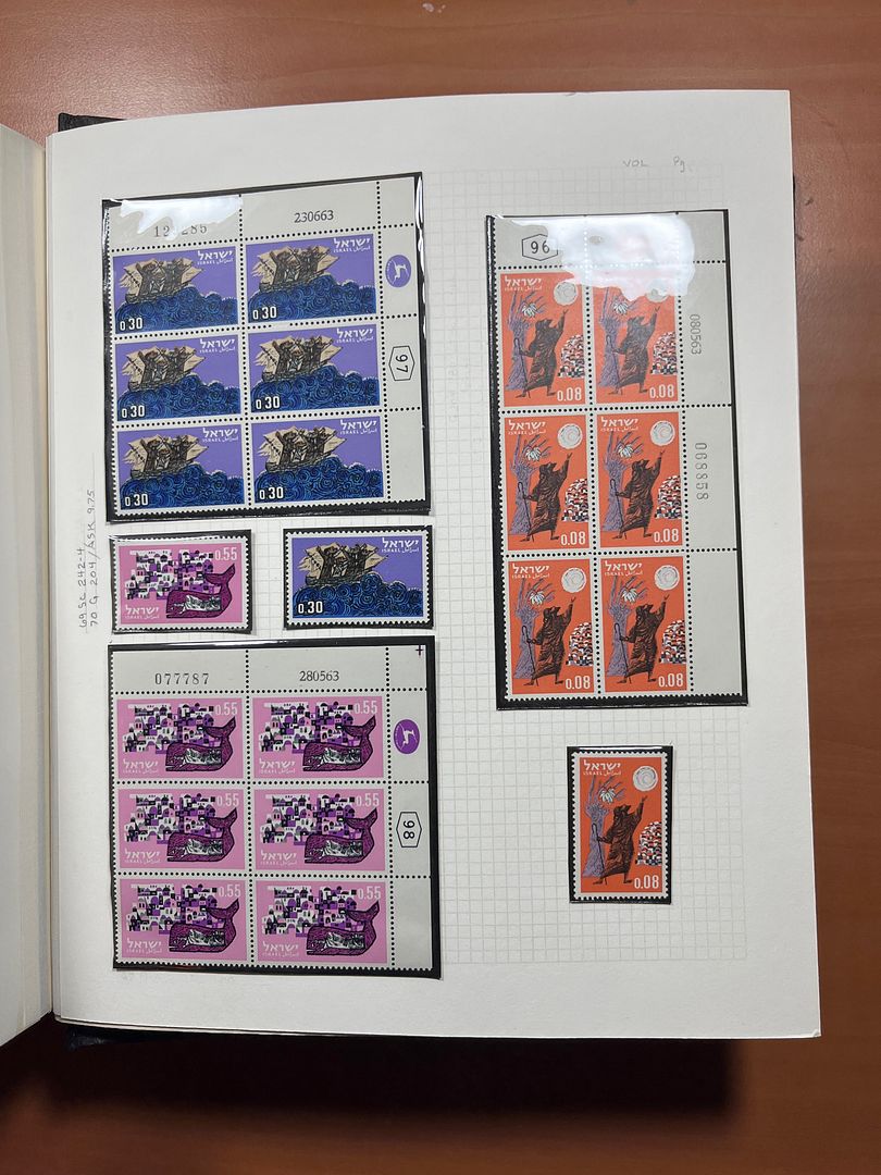 00285 Israel Plaatnummer Blokken - 50