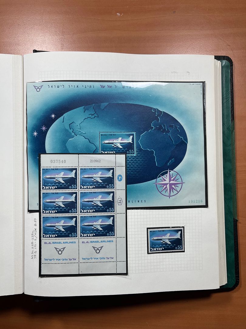 00285 Israel Plaatnummer Blokken - 38