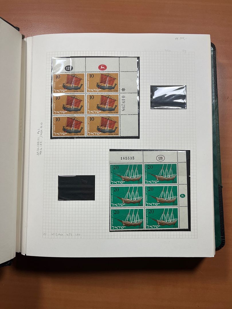 00285 Israel Plaatnummer Blokken - 2